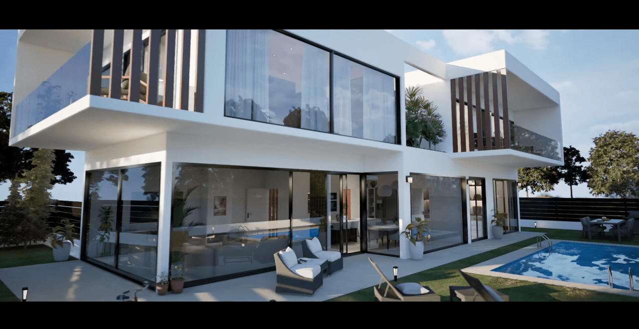 Pandemia Films — Proyecto audiovisual "Interior Arquitectura Casa Modular 3 plantas,Interior y Exterior Diseño 3D"