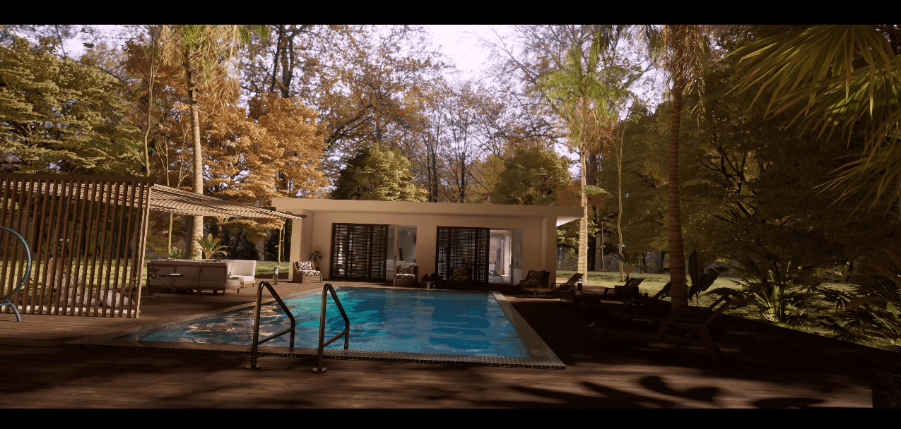 Pandemia Films — Proyecto audiovisual "Interior Arquitectura Casa Completa,Interior y Exterior – Diseño 3D, 4K –"