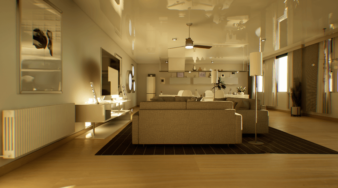 Pandemia Films — Proyecto audiovisual "Interior Arquitectura Loft – Diseño 3D, 4K –"
