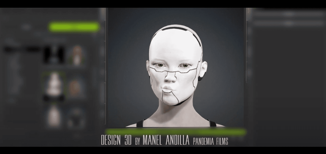 Pandemia Films — Proyecto audiovisual "Making Off Androide Ava – Diseño 3D –"