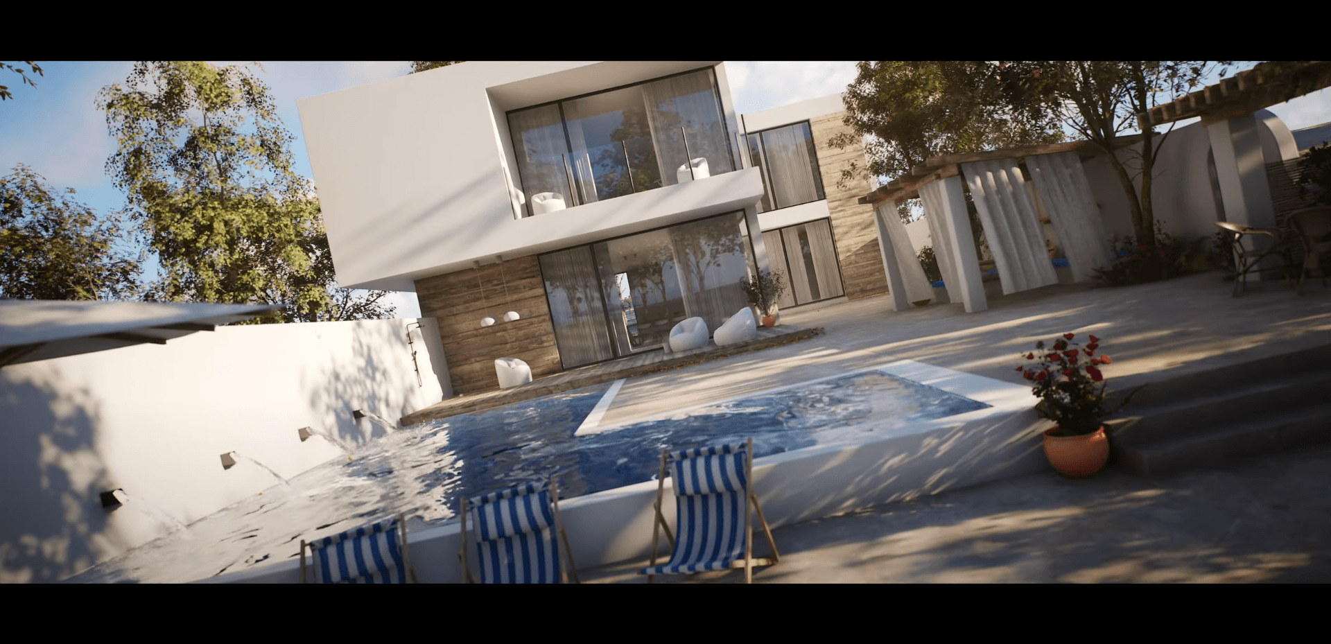 Pandemia Films — Proyecto audiovisual "Render 3D arquitectura exterior 4K"