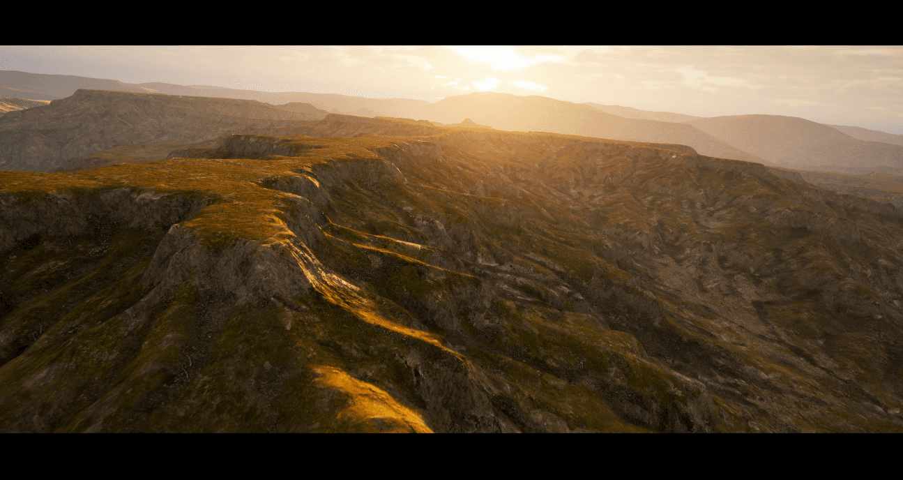 Pandemia Films — Proyecto audiovisual "Terrain 4K – Diseño 3D –"